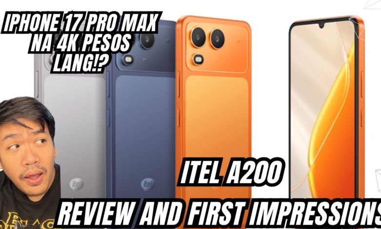 Itel A200 Mirip iPhone 17 Pro Max, Bawa Baterai 6000mAh Dan AI Di Harga Rp 1,4 Jutaan
