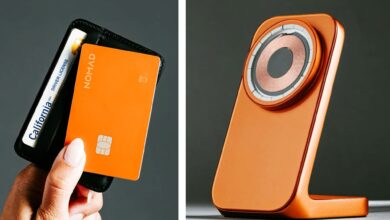 Nomad Pamerkan AirTag Seukuran Kartu Kredit, Edisi Stellar Orange Buat Dompet Lebih Rapi