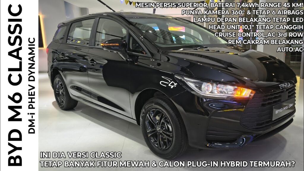 Beda Rp 5 Juta, BYD M6 DM Termurah Tawarkan Jarak 1.300 Km saat Veloz Hybrid Cuma 28,9 Km/L