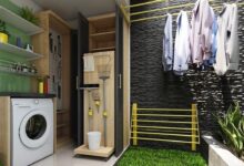 7 Jemuran Model Melayang Ini Bikin Area Cuci Terlihat Rapi, Sejuk, dan Jauh dari Kesan Kumuh