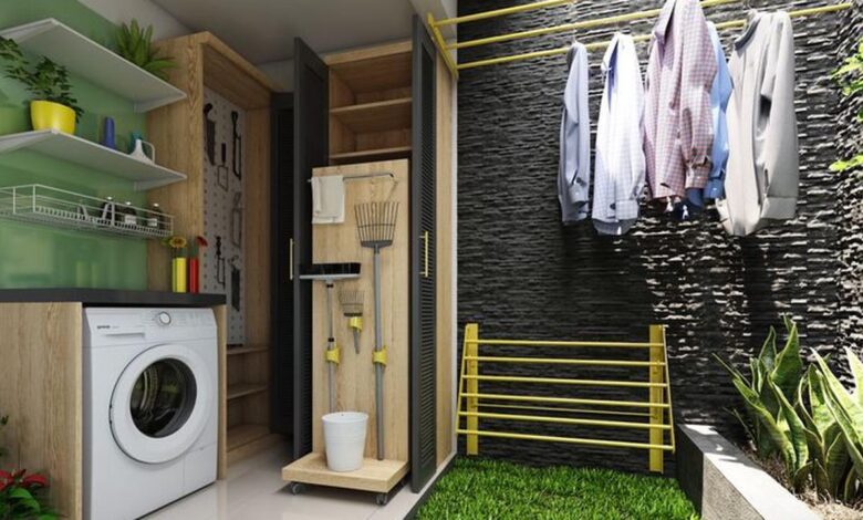 7 Jemuran Model Melayang Ini Bikin Area Cuci Terlihat Rapi, Sejuk, dan Jauh dari Kesan Kumuh