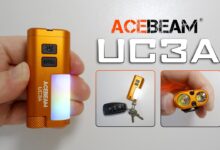Acebeam UC3A Kecil Tapi Serba Bisa, Senter Saku Dengan Lampu Samping Unik