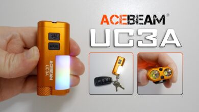Acebeam UC3A Kecil Tapi Serba Bisa, Senter Saku Dengan Lampu Samping Unik