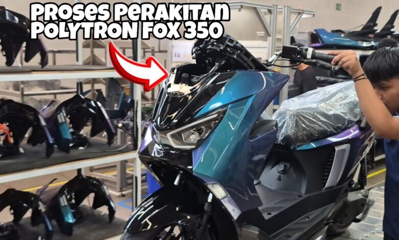 Polytron Fox 350 Bawa Fitur Premium Ke Motor Listrik, Nyaman Dan Lebih Aman Di Jalan