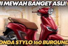 Honda Stylo 160 Special Burgundy Tampil Mewah, Warna Eksklusif Ini Cuma untuk Varian Tertinggi