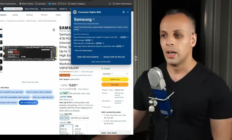 Garansi SSD Samsung Diprotes, Refund Jauh di Bawah Harga Pengganti Picu Ancaman Gugatan