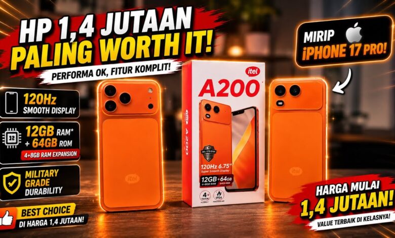 Itel A200 Cuma Rp 1,5 Juta, Desain Rasa iPhone 17 Pro Malah Bawa Fitur Tak Terduga
