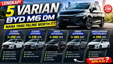 Beda Jauh Dua Varian BYD M6 DM, Satu Tambah Baterai Kecil, Satunya Dipenuhi Fitur Premium