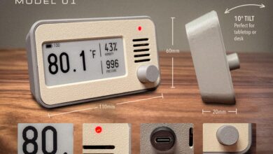 Rakit Monitor Suhu Kelembapan Bergaya Retro Ini Sendiri, Hasilnya Lebih Keren dari Produk Toko