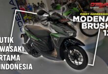 Modenas Brusky 125 Masuk Indonesia, Skutik Malaysia Ini Punya Jarak Tempuh 180 Km dan USB Charger