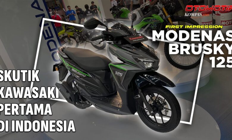 Modenas Brusky 125 Masuk Indonesia, Skutik Malaysia Ini Punya Jarak Tempuh 180 Km dan USB Charger