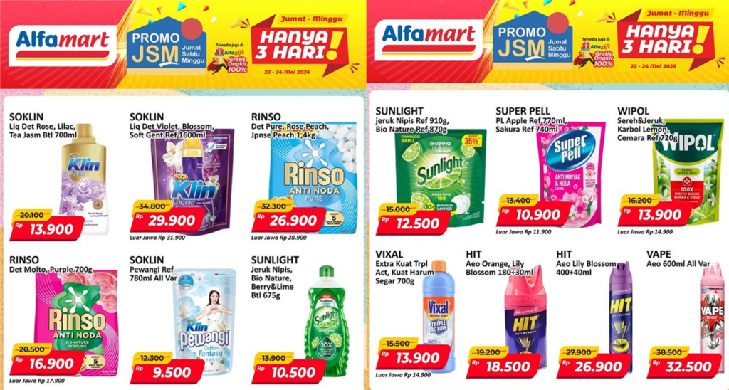 Alfamart Tebar Promo Pertengahan Juni 2026, Kornet, Camilan, Hingga Teh Cuma Rp2.900