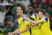 Svanberg Cetak Gol Cepat di Debut Piala Dunia, Swedia Hancurkan Tunisia 5-1