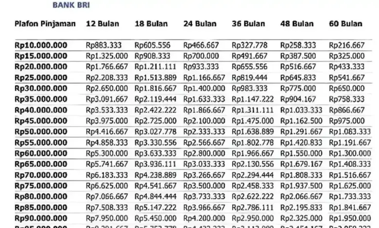 Modal Usaha Rp75 Juta dari KUR BRI 2026, Cicilannya Bisa Turun Jadi Rp1,4 Juta per Bulan