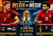 Mesir Lebih Dulu Menusuk, Belgia Gagal Menang Di Seattle dan Tertahan 1-1