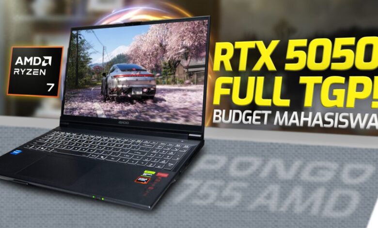 Axioo Pongo 755 AMD Bawa Ryzen 7 Dan RTX 5050, Layar 100% sRGB Yang Bikin Rival Kewalahan