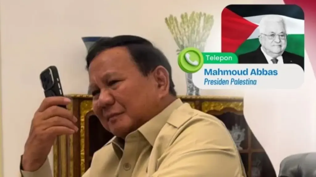 Prabowo Terima Telepon Mahmoud Abbas, Pesan Kuat Indonesia untuk Palestina
