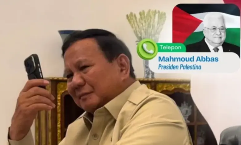 Prabowo Terima Telepon Mahmoud Abbas, Pesan Kuat Indonesia untuk Palestina