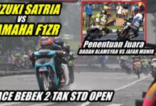 Suzuki Satria Pro vs Yamaha F1ZR, Agresif dan Lincah atau Halus Saat Dipacu Kencang?