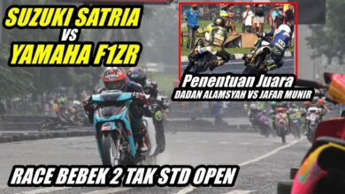 Suzuki Satria Pro vs Yamaha F1ZR, Agresif dan Lincah atau Halus Saat Dipacu Kencang?