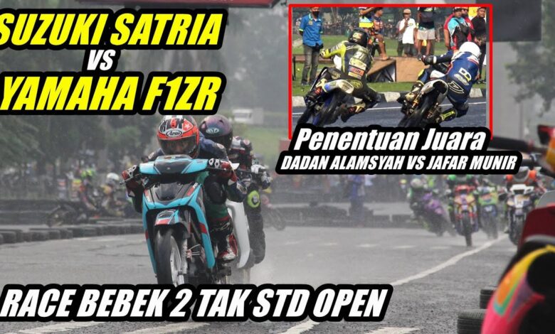 Suzuki Satria Pro vs Yamaha F1ZR, Agresif dan Lincah atau Halus Saat Dipacu Kencang?
