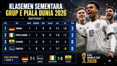 Grup G Piala Dunia 2026 Tanpa Pemenang, Empat Tim Sama Kuat dan Jalur 16 Besar Makin Kejam