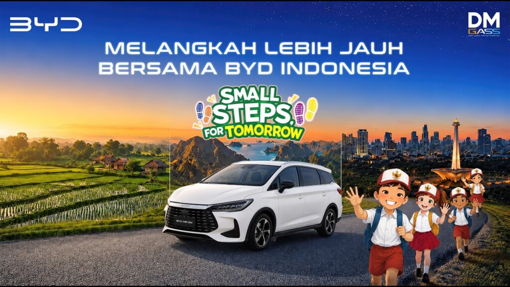 BYD Perluas Small Steps For Tomorrow, Setiap Mobil Terjual Ikut Bantu Sekolah di 45 Kota
