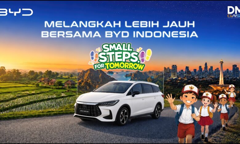 BYD Perluas Small Steps For Tomorrow, Setiap Mobil Terjual Ikut Bantu Sekolah di 45 Kota