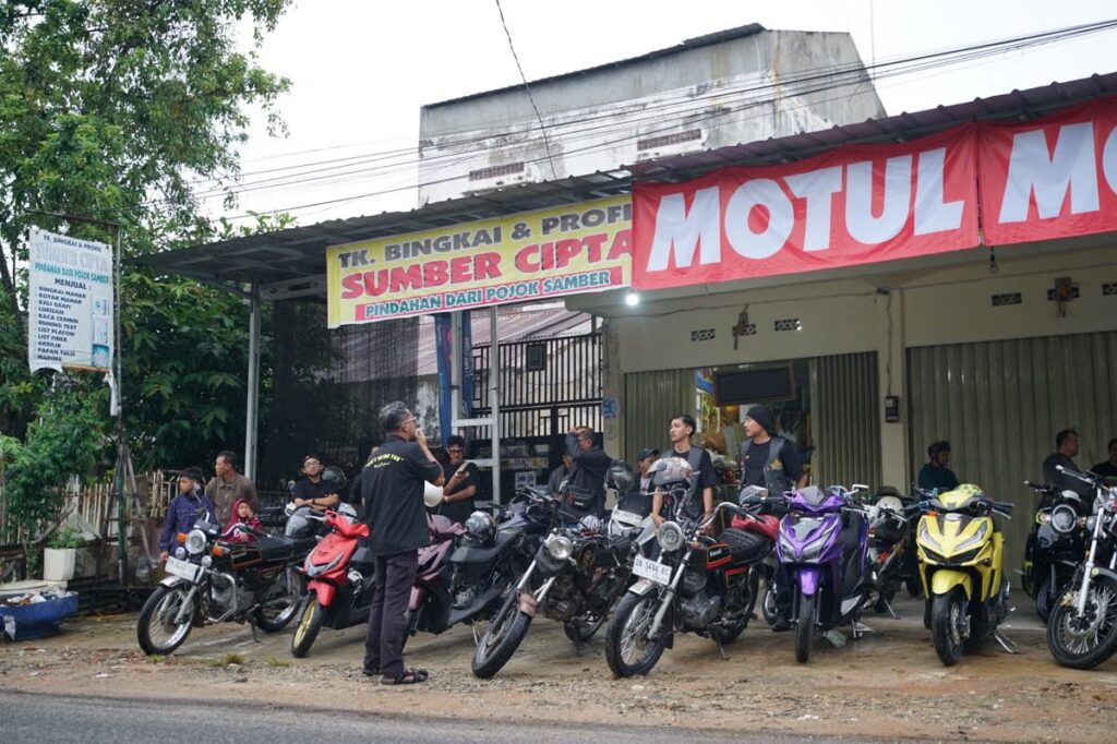 Moride Makassar Gandeng Ratusan Bikers, Bukan Cuma Touring Tapi Juga Belajar Rawat Motor