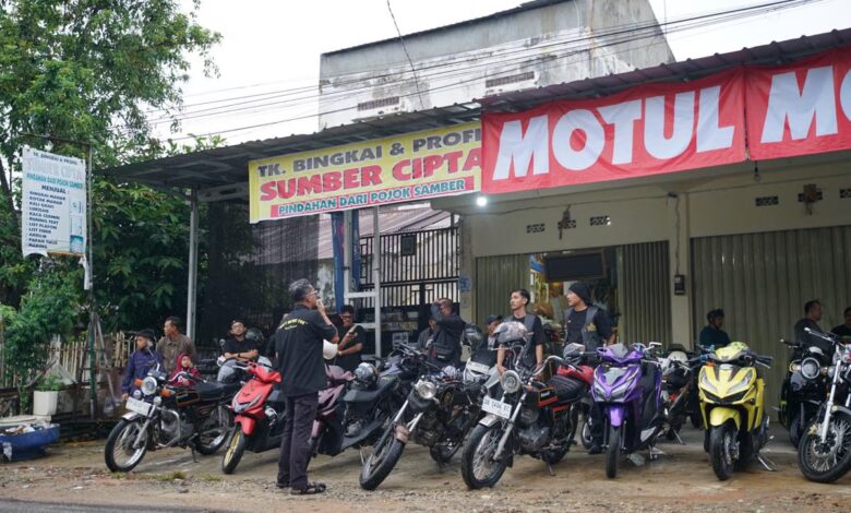 Moride Makassar Gandeng Ratusan Bikers, Bukan Cuma Touring Tapi Juga Belajar Rawat Motor