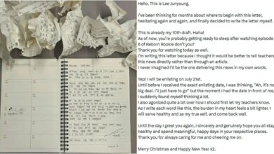 Lee Jun Young Umumkan Tanggal Wajib Militer, Surat Tangannya Ungkap Perasaan yang Berat