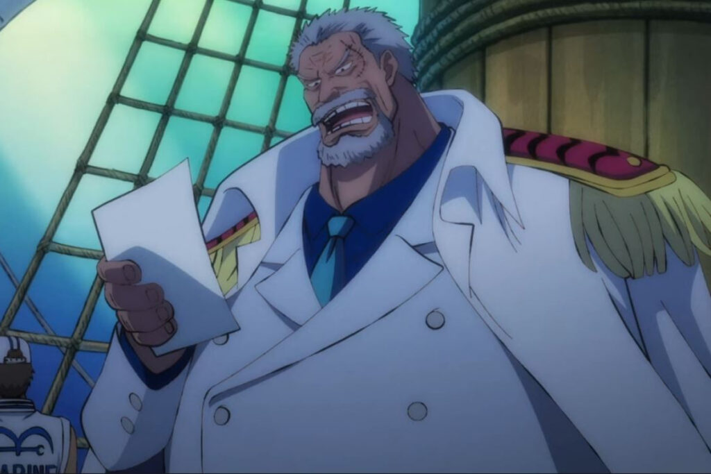 Garp Tanpa Buah Iblis, Tinju yang Menandingi Roger dan Whitebeard