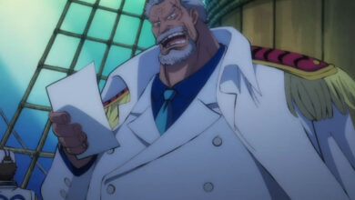 Garp Tanpa Buah Iblis, Tinju yang Menandingi Roger dan Whitebeard