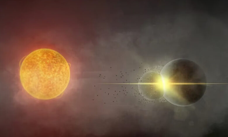 Gaia20ehk Mengirim Sinyal Debu Panas, Jejak Tabrakan Planet Raksasa Terungkap