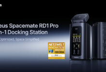 Baseus Spacemate RD1 Pro 15 Port, Docking Station 160W Dengan Qi2.2 Yang Serius Lengkap