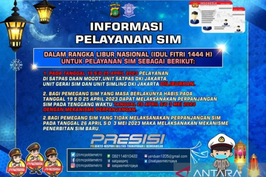 SIM Mati Dapat Nafas Tambahan, Tapi Hanya Sehari Setelah Libur Tahun Baru Islam