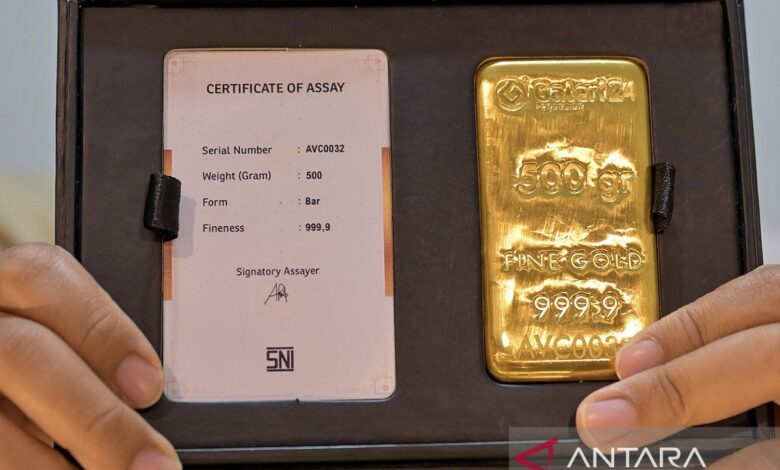 Pegadaian Tahan Harga Emas Antam UBS Galeri24, Antam Masih Paling Mahal per 17 Juni 2026