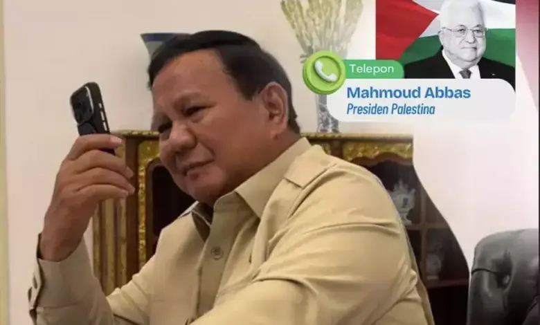 Prabowo Terima Telepon Mahmoud Abbas, Tegaskan Dukungan Indonesia untuk Palestina