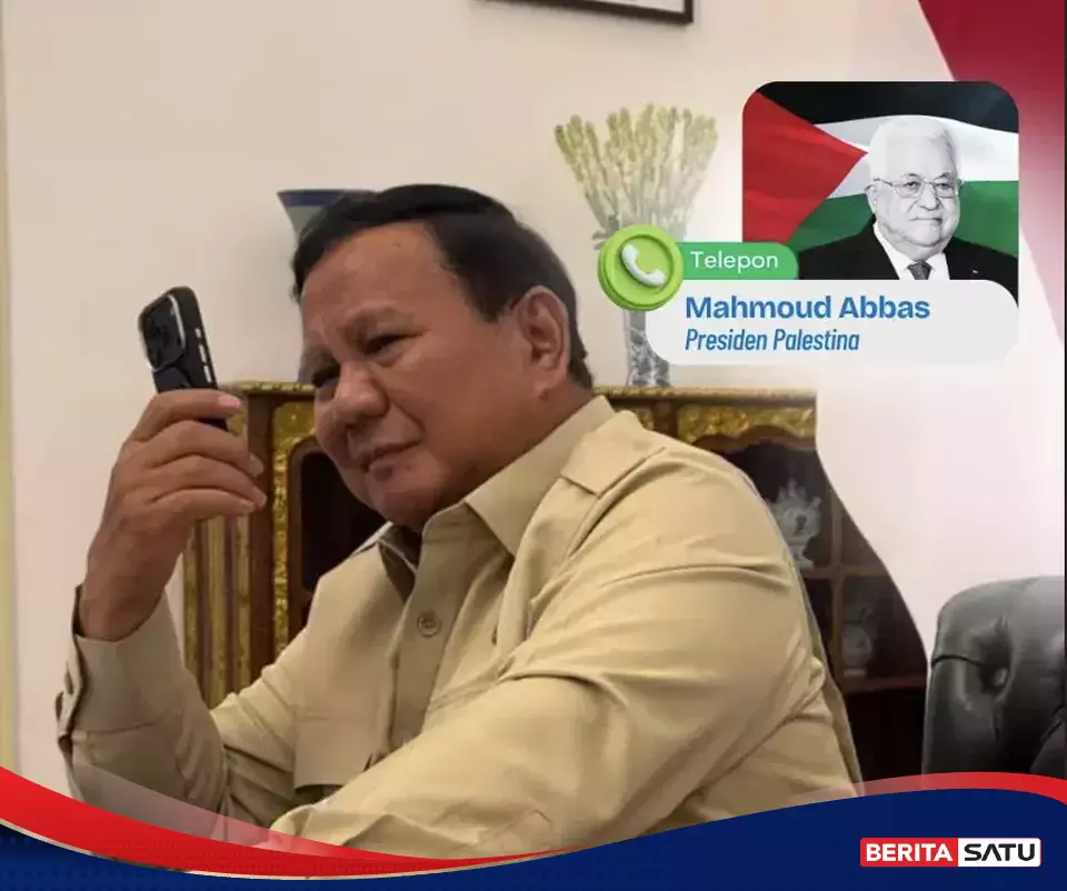Prabowo Terima Telepon Mahmoud Abbas, Tegaskan Dukungan Indonesia untuk Palestina