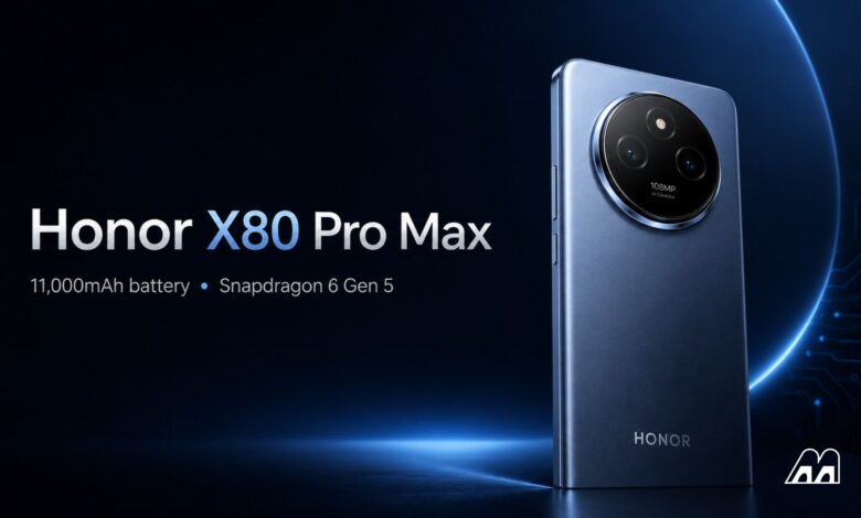 Honor X80 Pro Max Pecahkan Batas Layar Ponsel, Terang 10.000 Nit dan Baterainya 11.000mAh