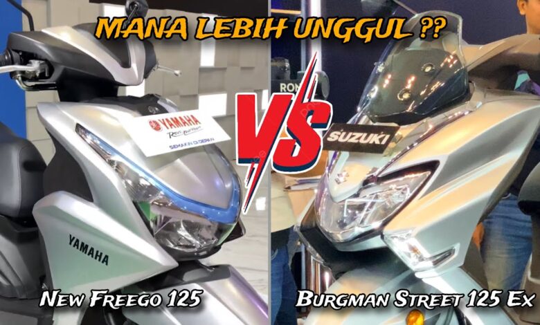 Suzuki Burgman Street 125EX vs Yamaha FreeGo 125, Nyaman Premium atau Praktis Harian?