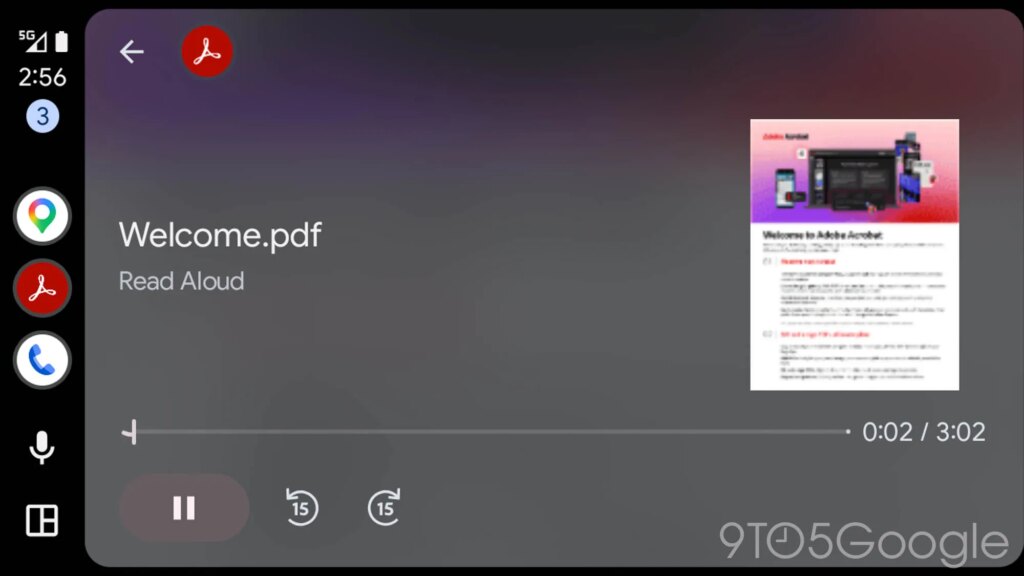 Android Auto Diam-Diam Tambah Acrobat Reader, Ternyata Berguna Saat Berkendara
