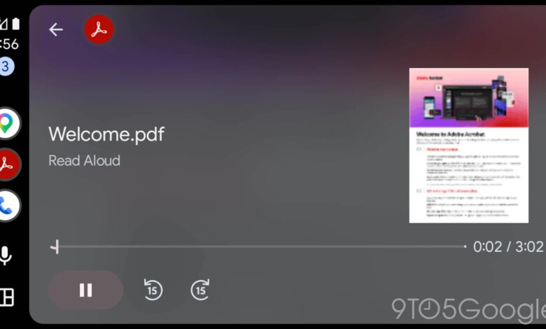 Android Auto Diam-Diam Tambah Acrobat Reader, Ternyata Berguna Saat Berkendara