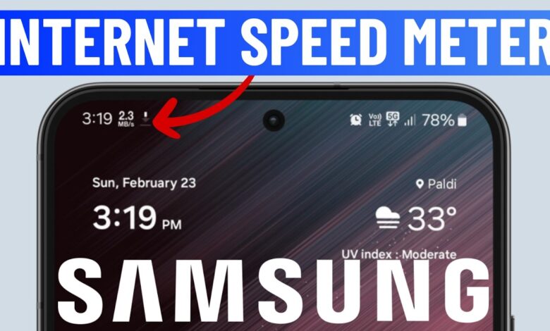 Samsung Akhirnya Mengejar Rival Android, Indikator Kecepatan Internet Hadir di Galaxy