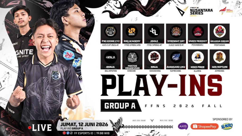 Tersisa 36 Tim, Play-Ins FFNS 2026 Fall Jadi Ujian Hidup-Mati Menuju Yogyakarta