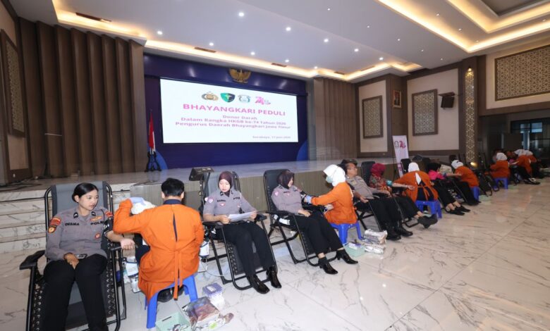 Polda Jatim Gelar Donor Darah Sambut Hari Bhayangkara Ke-80, Aksi Kecil yang Menjaga Stok Darah PMI