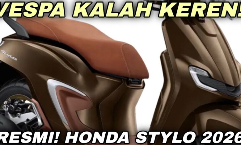 Cicilan Mulai Rp1 Jutaan, Honda Stylo 160 2026 Tampil Mewah tapi Masih Masuk Akal