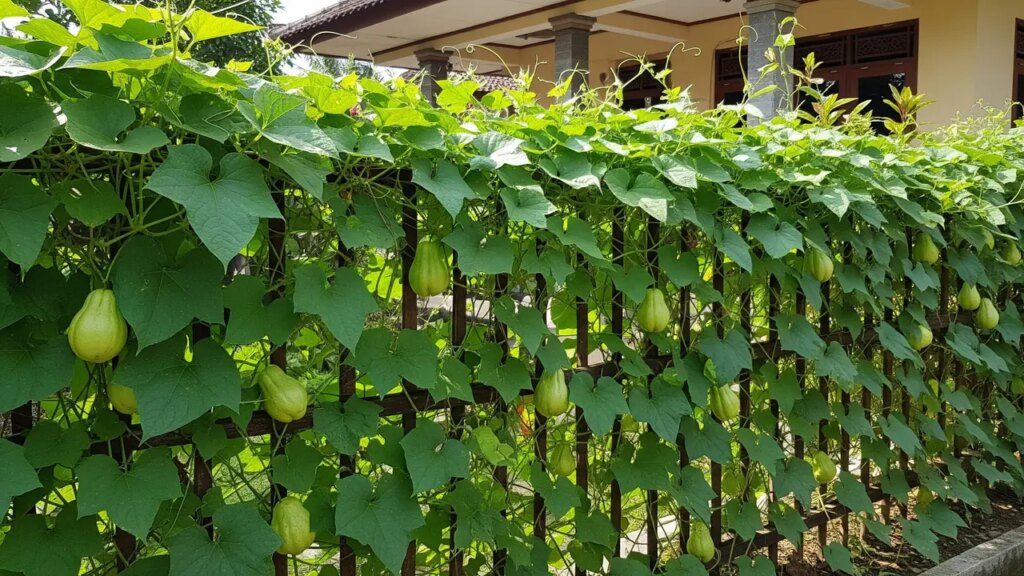Pagar Rumah Bisa Sekalian Panen, 7 Inspirasi Labu Ini Cantik dan Menguntungkan