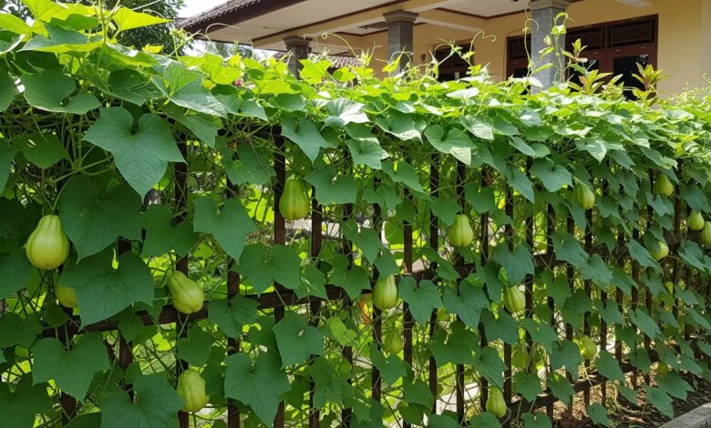 Pagar Rumah Bisa Sekalian Panen, 7 Inspirasi Labu Ini Cantik dan Menguntungkan
