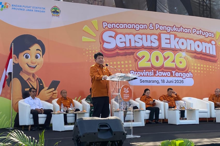 Wakil Kepala BPS Canangkan Sensus Ekonomi 2026 di Jateng, Jutaan Harapan Tersimpan di Balik Data
